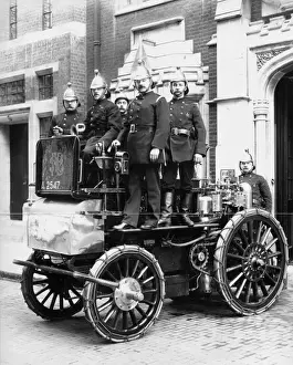 Fire Men Prints: Whitefriars fire station, London