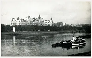 Whitehall Court from the South Bank of the River Thames