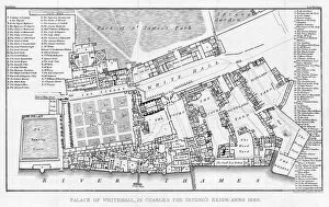 Plan Collection: Whitehall Palace 1680