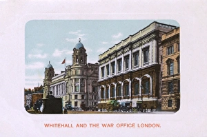 Whitehall - War Office and the Banqueting House, London