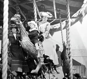 whitehaven fair in 1899 funfair lake district gallopers