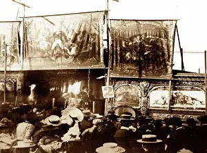whitehaven fair in 1899 funfair lake district menagerie