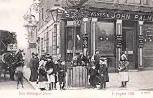 Whittington Stone, Highgate Hill, Highgate, North London