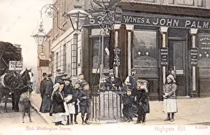 Whittington Stone, Highgate Hill, Highgate, North London