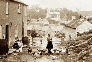 Moor Collection: Whitwell near Worksop from Babestone Moor early 1900s