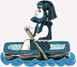 Pre Historic Prints: Who made the first boat?