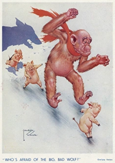 Accompanied Gallery: Whos Afraid of the Big Bad Wolf? by Lawson Wood