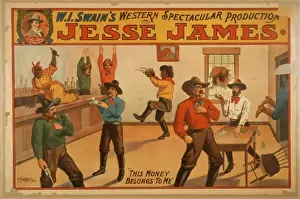 Swain Prints: WI Swains western spectacular production, Jesse James