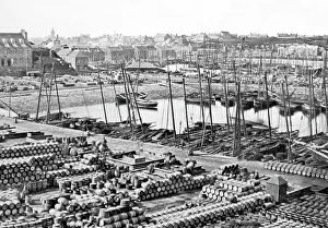 Fisher Prints: Wick Harbour, Scotland, Victorian period