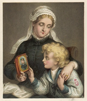 Aims Collection: A Widow and her Son