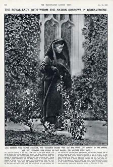 Apr22 Prints: The widowed Queen Mary