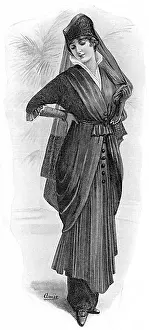 Corsage Prints: A widows mourning dress, WW1