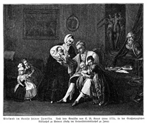 1733 Prints: Wieland En Famille
