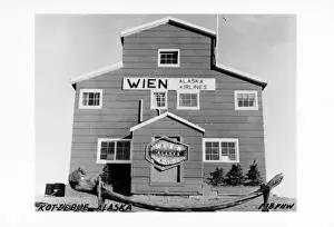 Airlines Prints: Wien Hotel, Kotzebue, NW Alaska, USA