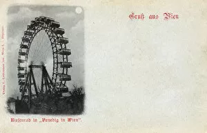 Viennese Gallery: The Wiener Riesenrad - Big Wheel in Vienna, Austria