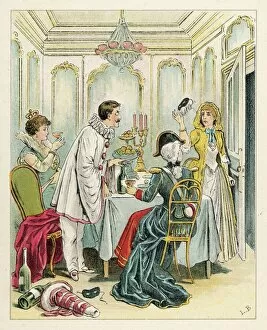 Dining Collection: Wife Catches Husband 19C