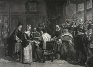 Bunyan Prints: The wife of John Bunyan, interceding for his release from pr