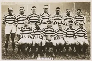 Champions Prints: Wigan RLFC rugby team, champions of 1934