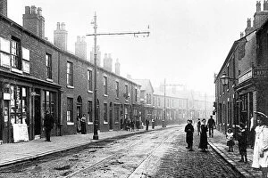 Manchester Collection: Wigan Warrington Road early 1900s