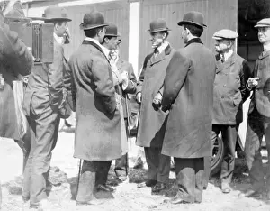 Wilbur Prints: Wilbur (centre) and Orville Wright