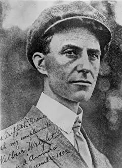 Wilbur Prints: Wilbur Wright in December 1908