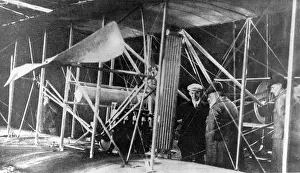 Wilbur Wright explaining the technicalities of his aircraft