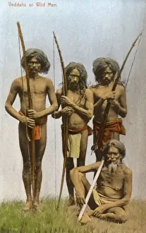 Arrows Prints: Wild Men (Veddahs) - Sri Lanka