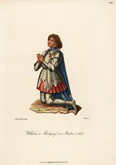 Images Dated 11th June 2019: Wilhelm I, Margrave of Baden, died 1473