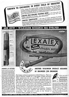 Wilkinson Prints: Wilkinson Rubber Linatex - Flexatex