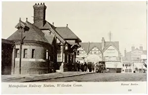 Tube Prints: Willesden Green Underground Station, street view