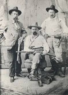 Rail Road Prints: William A. Pinkerton with railroad special agents Pat Connel