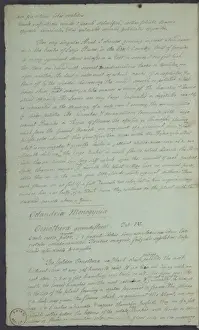 William Bartrams letter to Robert Barclay, 1788