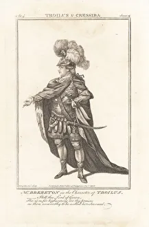Thespian Prints: William Brereton as Troilus in Troilus and Cressida