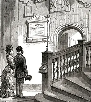 Caxton Prints: William Caxtons Burial-Place - St. Margarets Church