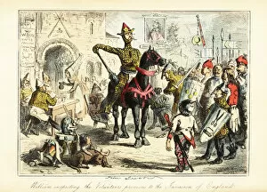 Conqueror Gallery: William the Conqueror with his ragtag army of Normans