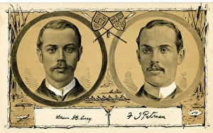 Images Dated 24th August 2017: William D B Curry and Frederick I Pitman, rowers