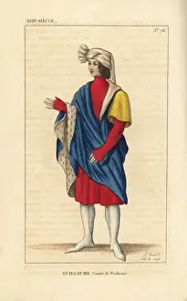 Corselet Prints: William of Gellone, Count of Toulouse, died 812