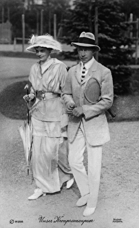 Images Dated 3rd April 2012: William the German Crown Prince and his wife