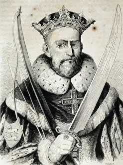 Conqueror Prints: WILLIAM I the Conqueror (1028-1087). Guke of Normandy