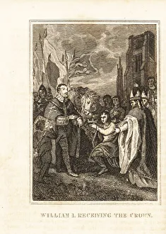 Bishops Prints: William I crowned King of England, Westminster Abbey, 1066