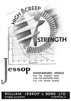 Temperature Prints: William Jessop High Temperature Steels. H 46 G18B G32