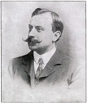 William Le Queux (1864 - 1927), Anglo-French journalist and writer. Date: 1904