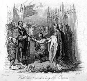 Images Dated 22nd February 2011: William of Normandy receives the English crown
