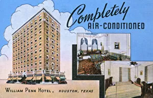 Houston Collection: William Penn Hotel, Houston, Texas, USA