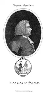 Penn Prints: William Penn Profile