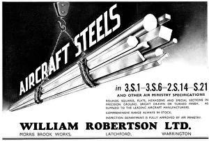 Robertson Prints: William Robertson Aircraft Steels