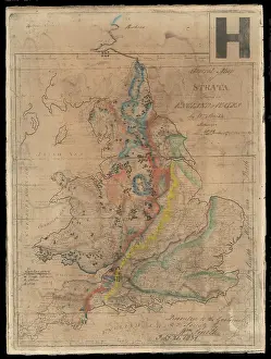 Facsimile Prints: William Smith's General Map of Strata