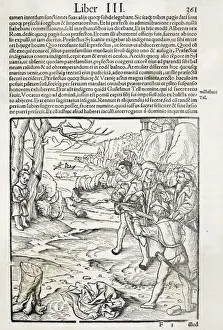 William Tell shooting the apple off his sons head