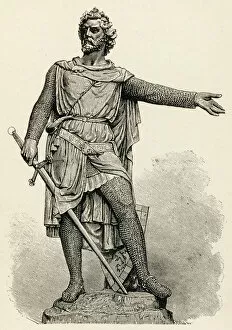 1888 Collection: William Wallace - statue in Aberdeen