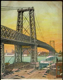 Images Dated 15th October 2007: Williamsburg Bridge NY
